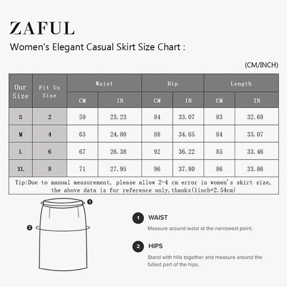 Zaful Black Cinched Midi Skirt - Picture 9 of 10